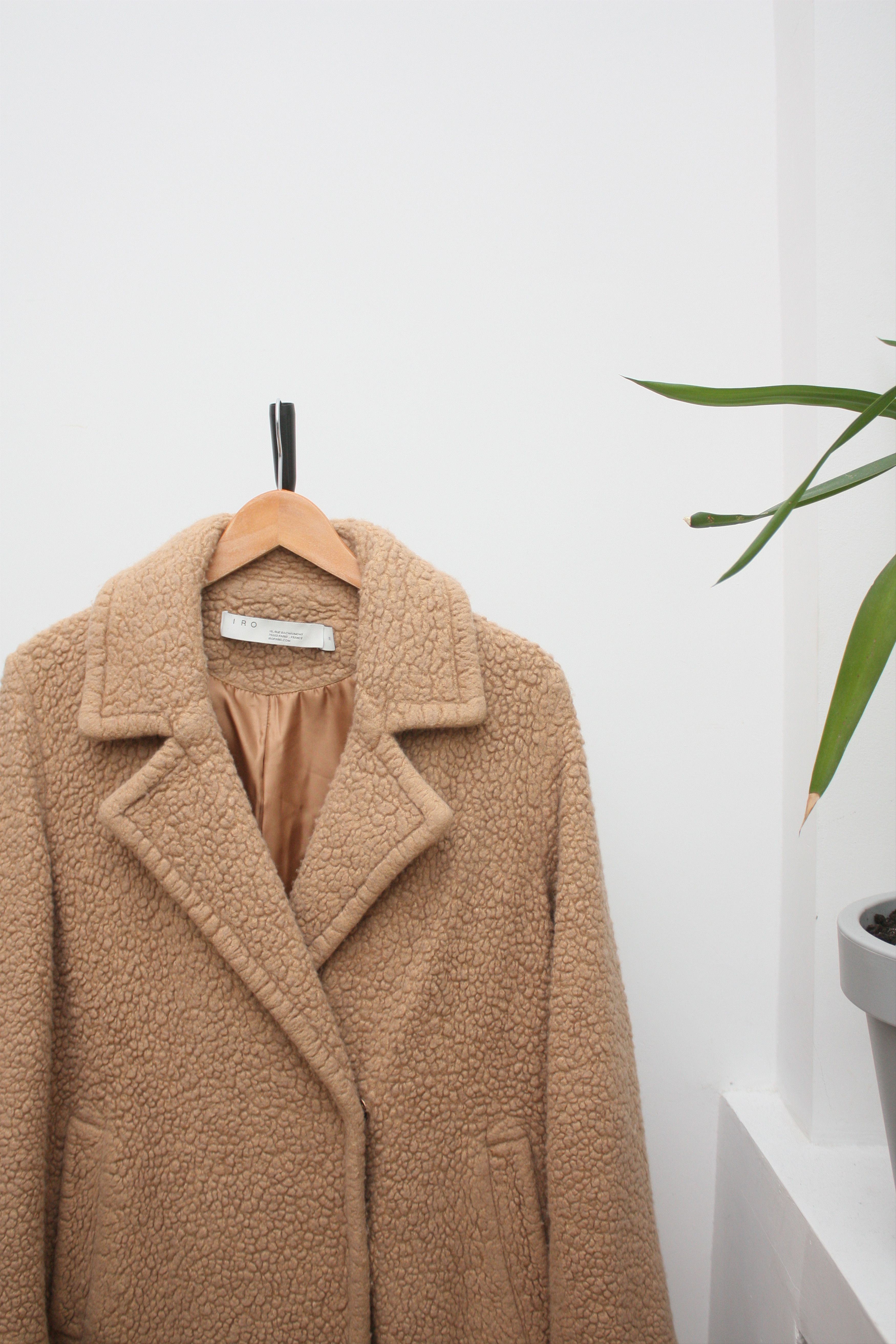 Iro IRO Paris Beige Wool Blend Coat Women's 36 Size XS / US 0-2 / IT 36-38 - 1 Thumbnail