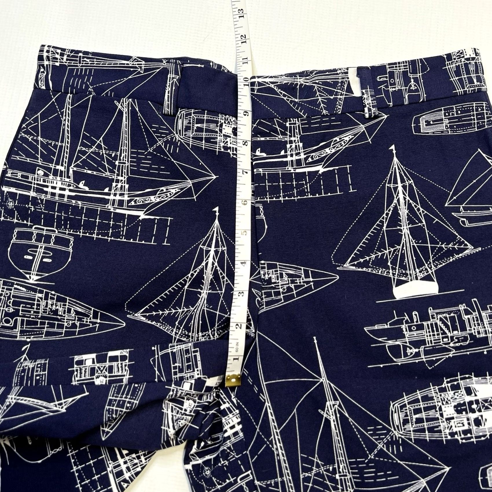 Vintage Gitman Bros Shorts Sail Boat Print Chinos 100% Cotton Made in USA Size 30 Size US 30 / EU 46 - 4 Thumbnail