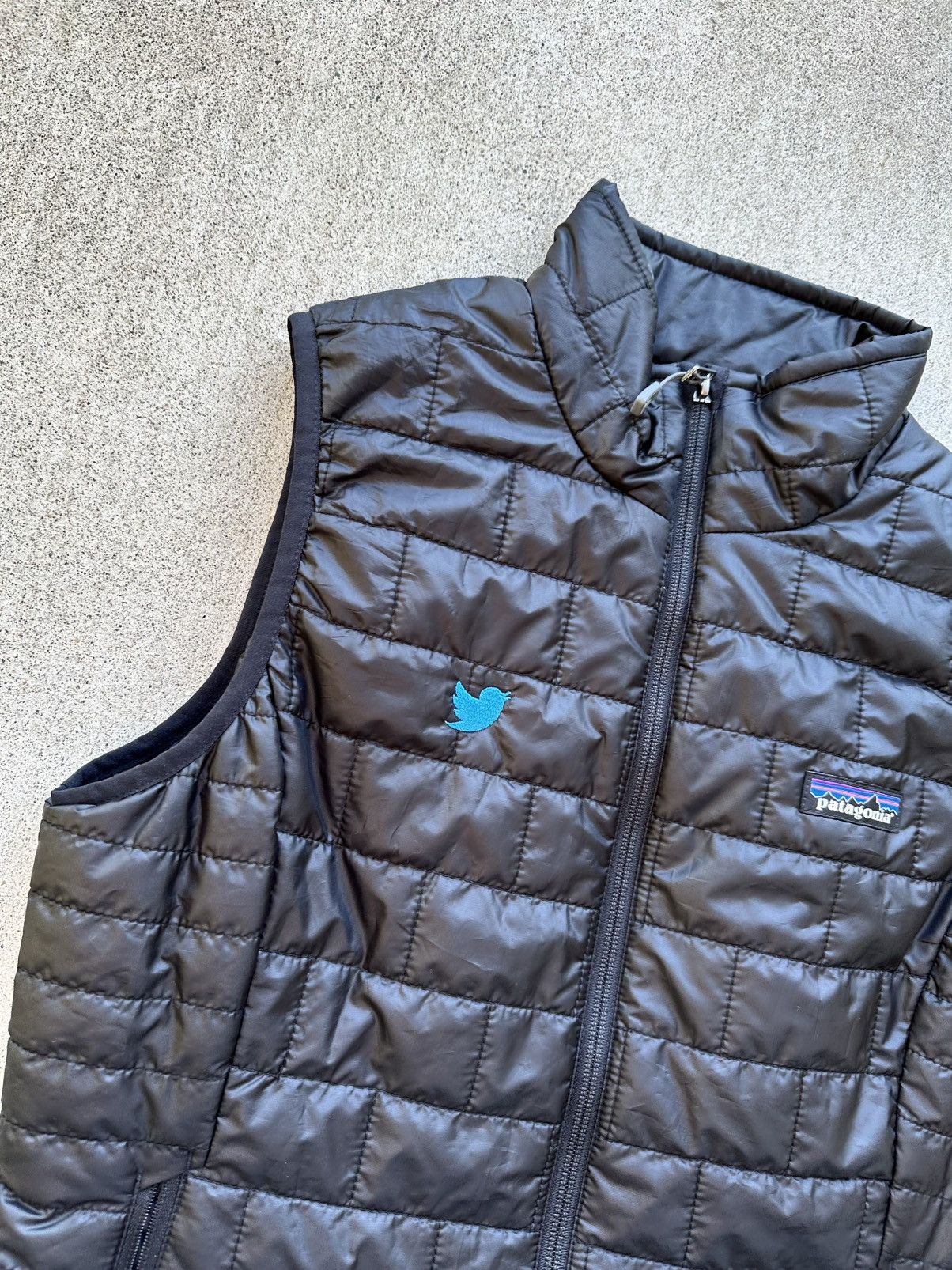 Patagonia Patagonia Nano Puff Vest Women Size Small Twitter Logo Size S / US 4 / IT 40 - 2 Thumbnail