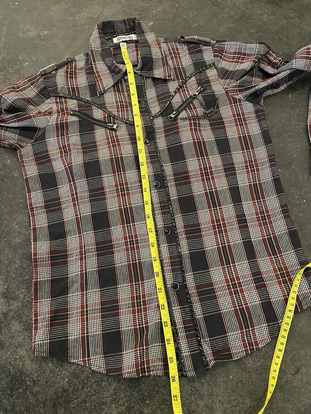 If Six Was Nine × In The Attic × Japanese Brand Y2k Growth In the Attic punk cross Shirt Size US M / EU 48-50 / 2 - 8 Thumbnail