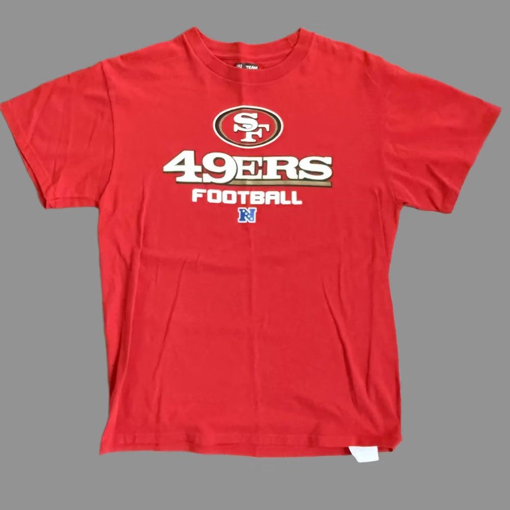 NFL San Francisco 49ers Shirt Mens Medium Red NFL Team Apparel Football Tee Cotton Size US M / EU 48-50 / 2 - 1 Thumbnail