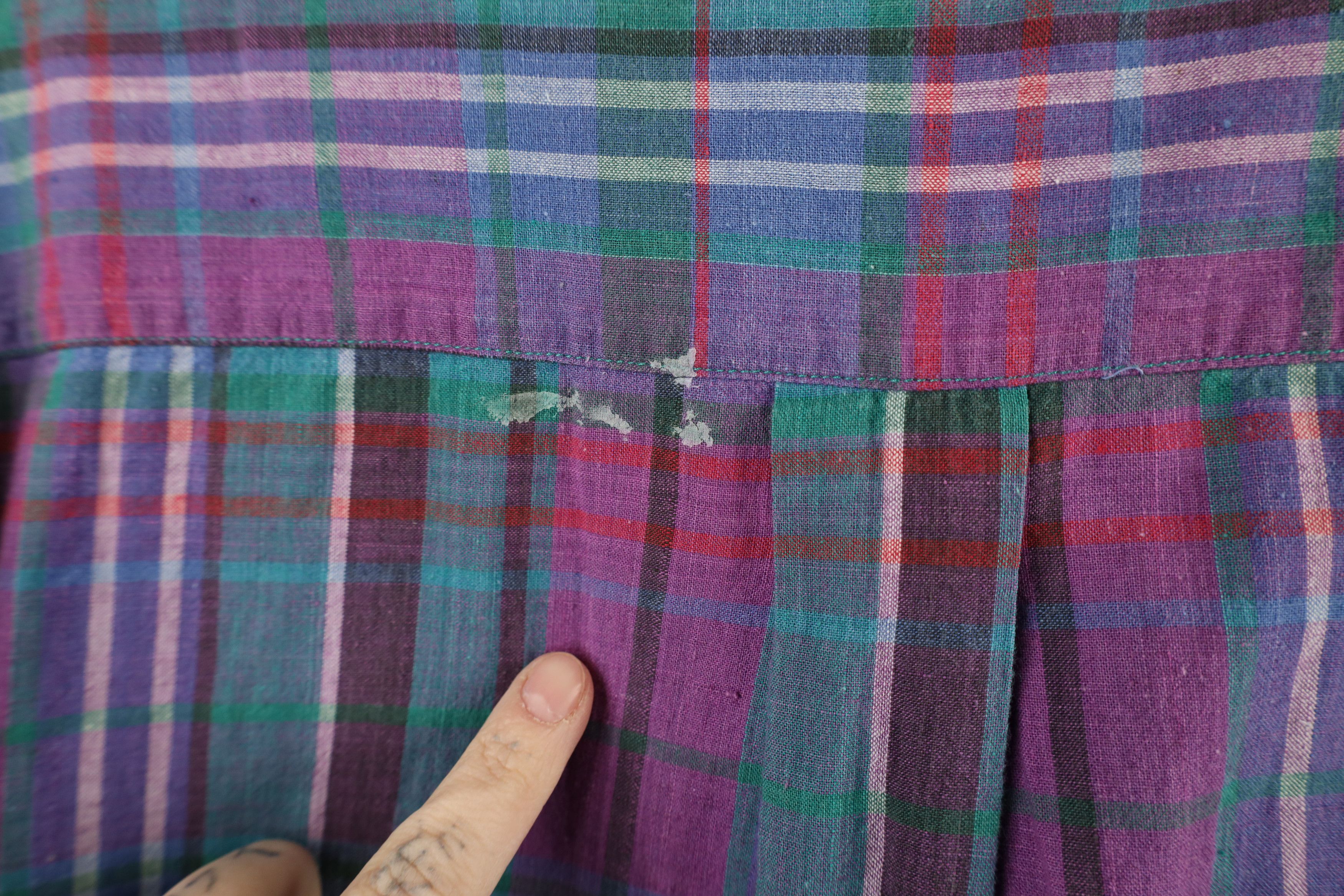 Vintage Vintage 90s Streetwear India Madras Plaid Button Down Shirt Size US M / EU 48-50 / 2 - 9 Thumbnail