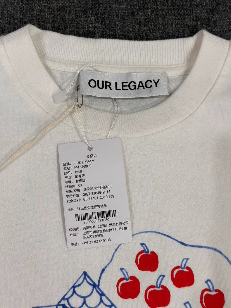 Our Legacy Our Legacy size44 Pattern printing T-shirt Size US S / EU 44-46 / 1 - 3 Thumbnail
