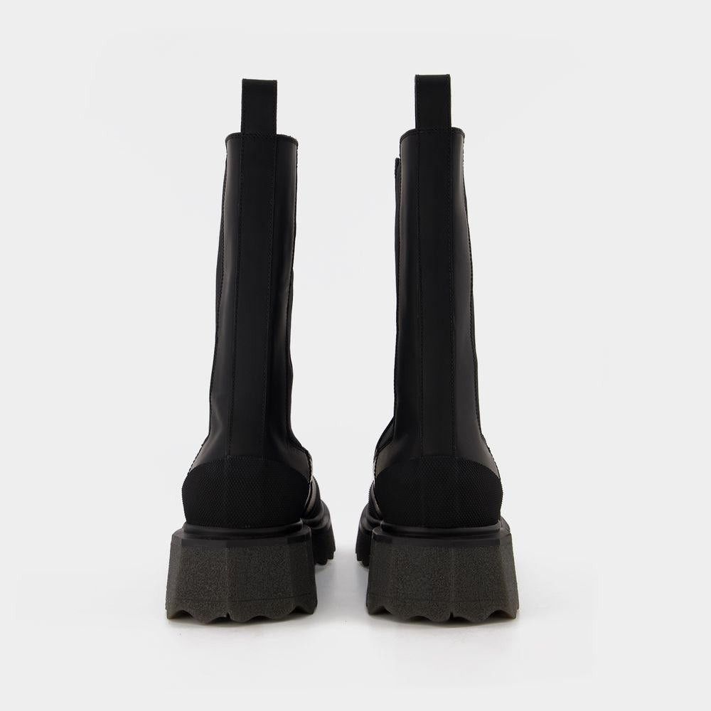 Off-White o1y1225 Ankle Boots in Black Size US 5 / IT 35 - 3 Thumbnail