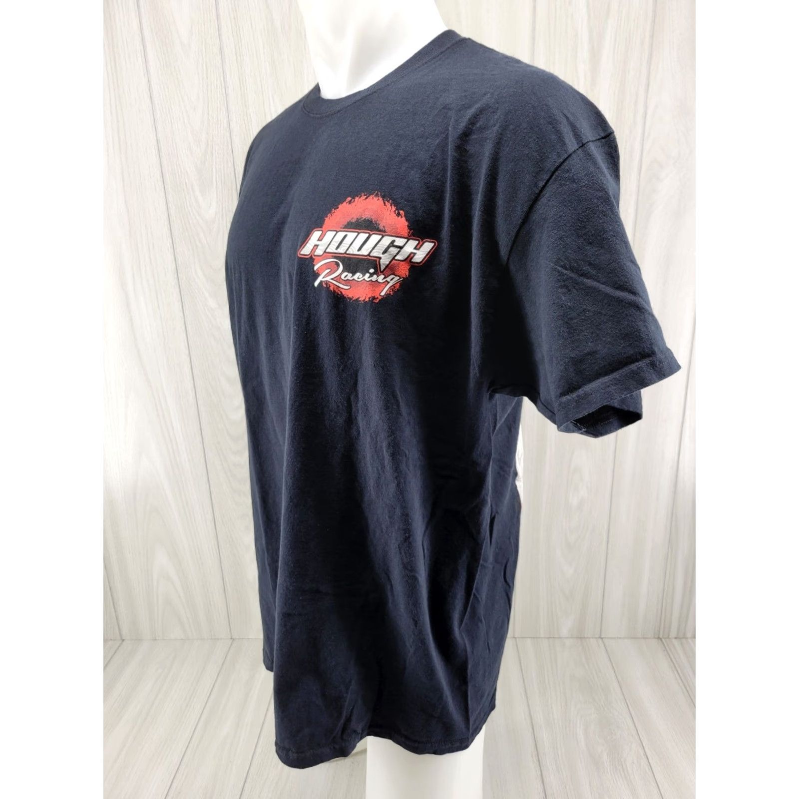 Gildan VINTAGE Brian Hough Racing Tee XL Black Shirt Mens 90s Sports T-Shirt Crew Neck Short Sleeve Gildan Size US XL / EU 56 / 4 - 3 Thumbnail