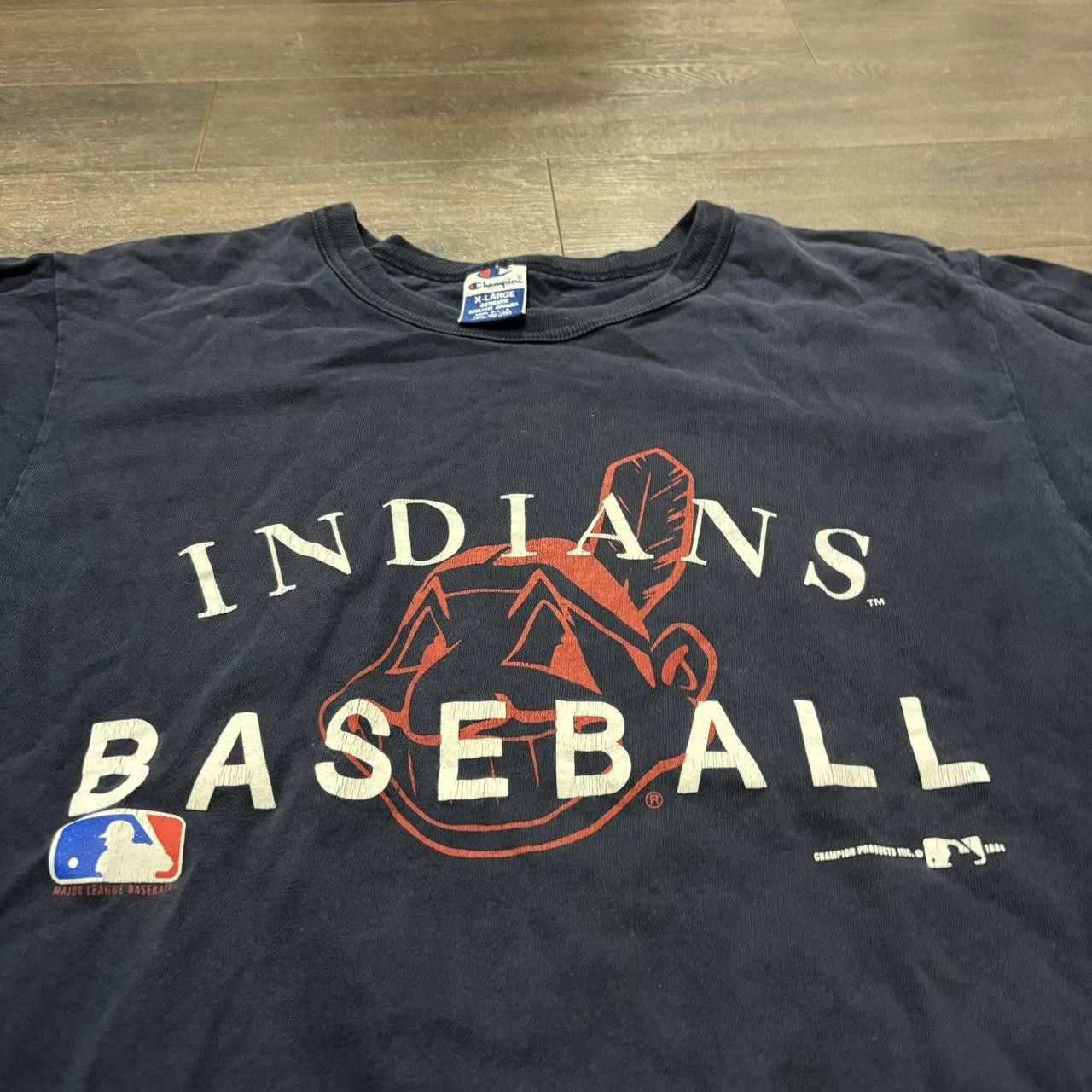 Champion Vintage Cleveland Indians champion t shirt 1994 XL Size US XL / EU 56 / 4 - 2 Thumbnail