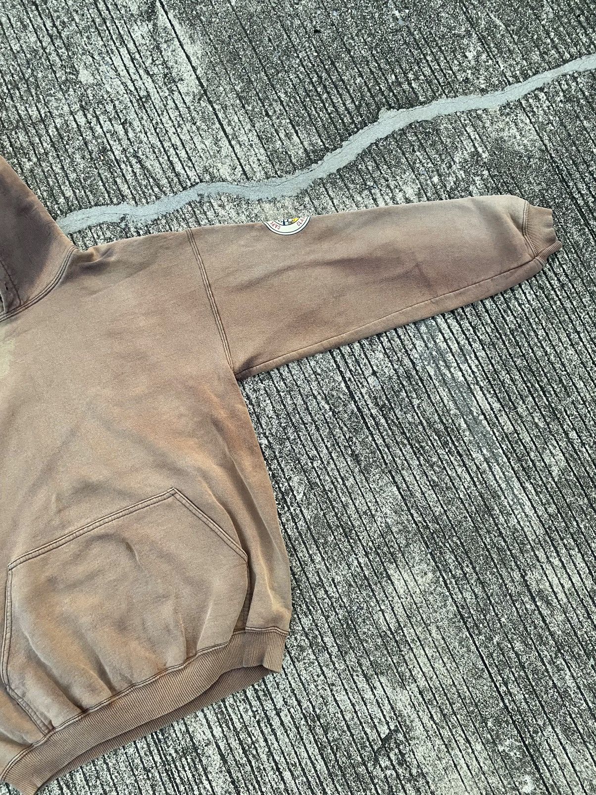 Russell Athletic Rare Faded Gildan Ultra Brown Hoodie 🥷🏿 Size US M / EU 48-50 / 2 - 7 Thumbnail