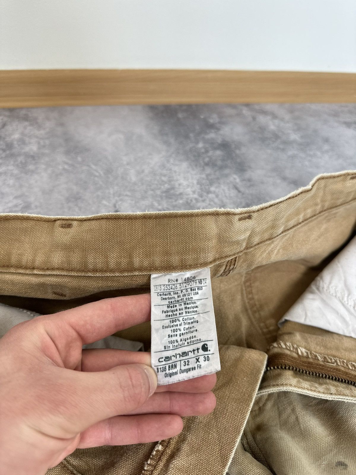 Carhartt Vintage 90s Carhartt USA Double Knee Distressed Work Pants Size US 32 / EU 48 - 14 Thumbnail