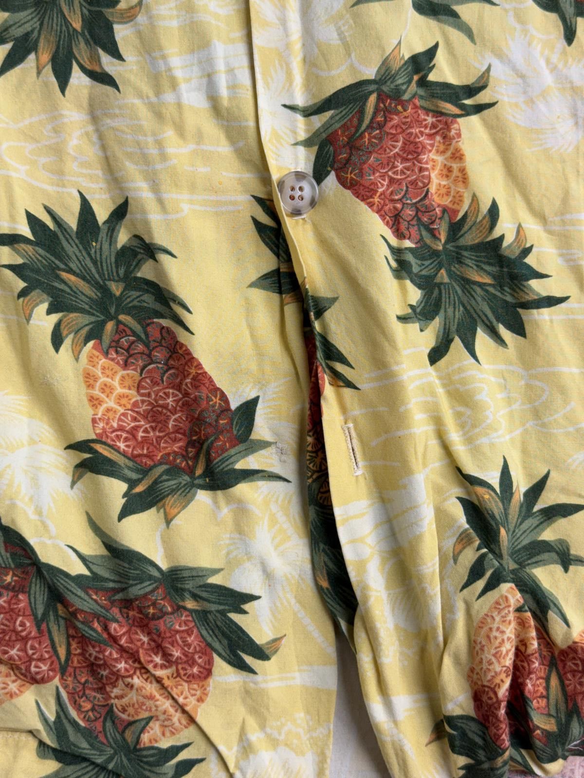 Paradise Found Vintage Mens Hawaiian Shirt Pineapple AOP Made in Hawaii Size US M / EU 48-50 / 2 - 3 Thumbnail
