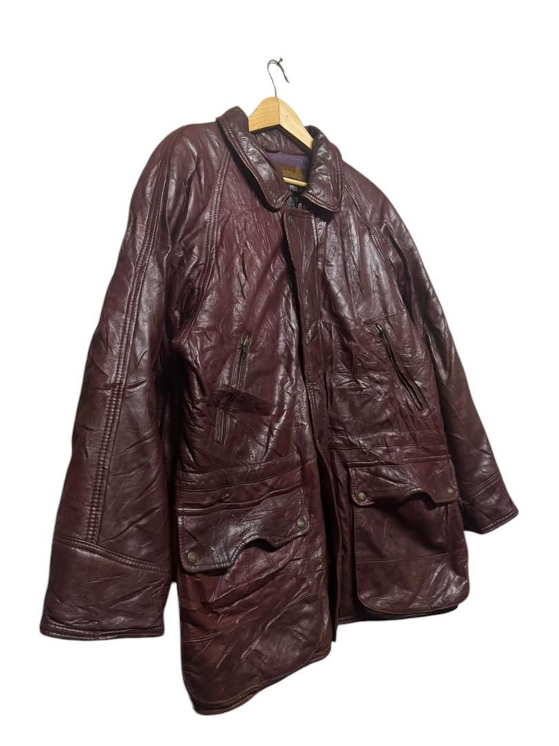 Valentino Vintage🔥Valentino Pelle Sherling Leather Jacket Size US S / EU 44-46 / 1 - 4 Thumbnail