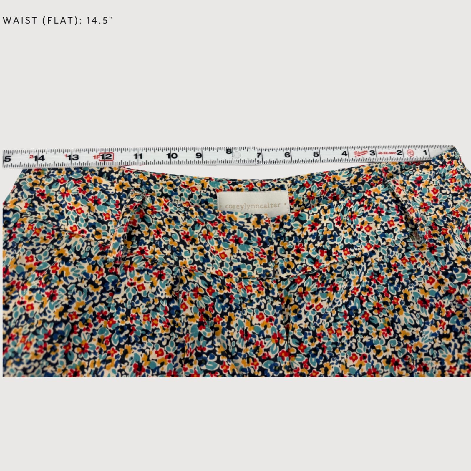 Other Corey Lynn Calter Floral Shorts Silk Blend 6 Size 28" / US 6 / IT 42 - 5 Thumbnail