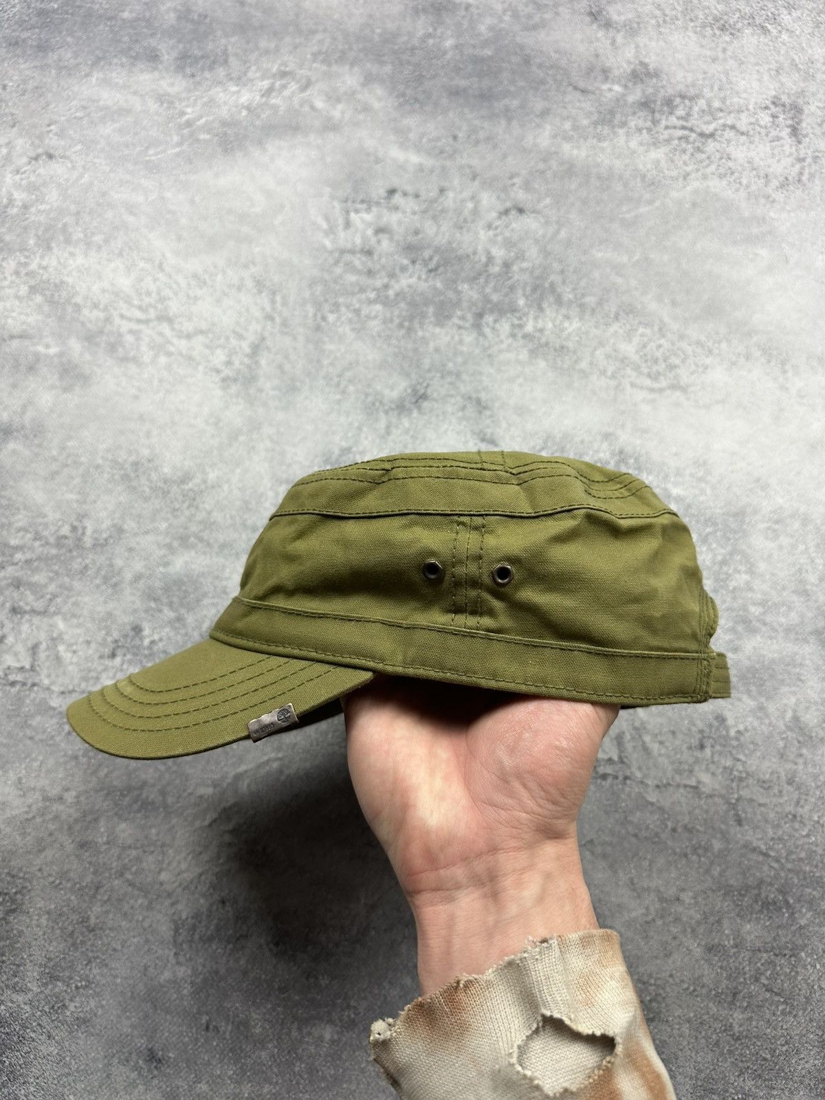Timberland Vintage Timberland Military Metal Logo Green Hat Y2K Cap Size ONE SIZE - 4 Thumbnail