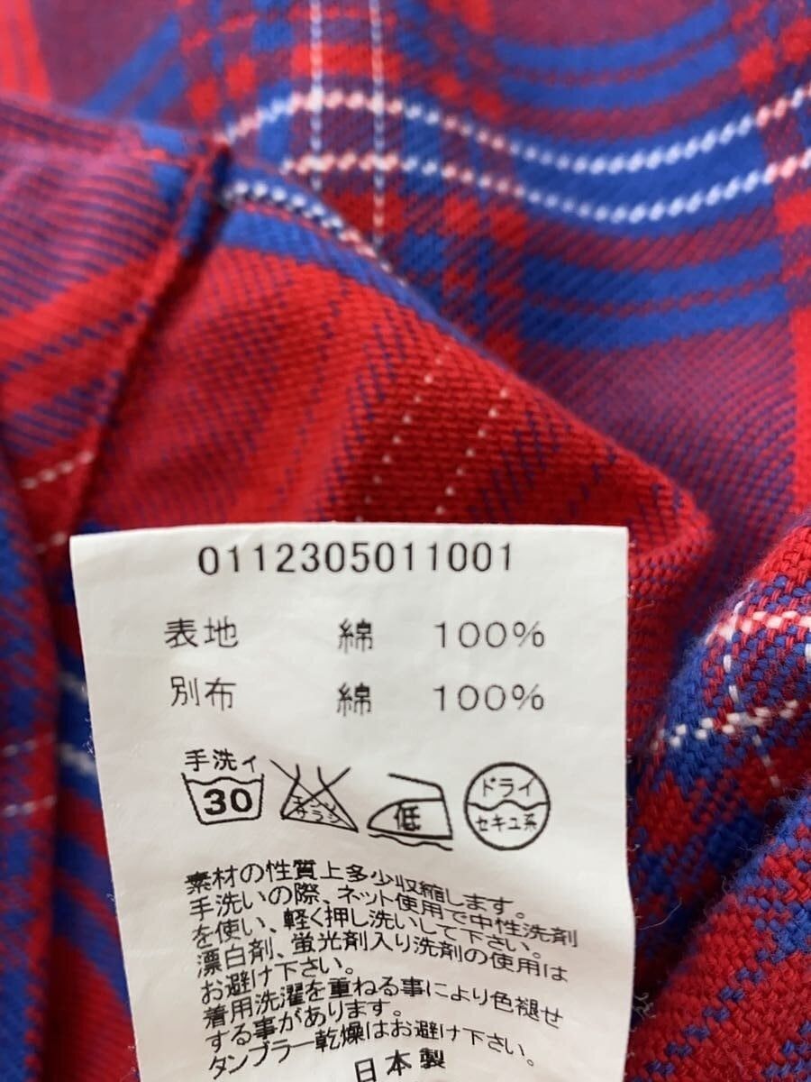 Visvim Red Check Giza Cotton Ramo Shirt Size US M / EU 48-50 / 2 - 3 Thumbnail
