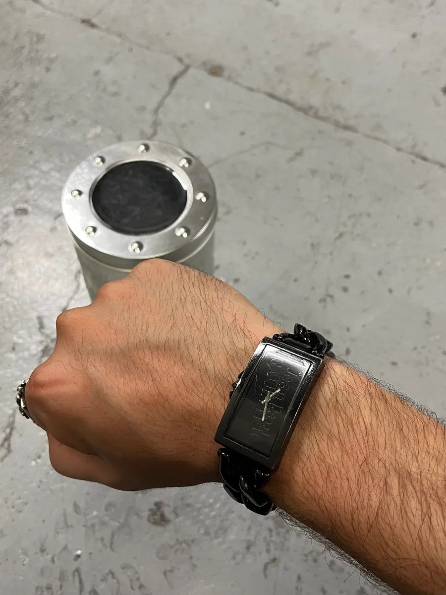 Designer × Jean Paul Gaultier × Vintage Jean Paul Gaultier Black Chain Watch Size ONE SIZE - 1 Thumbnail