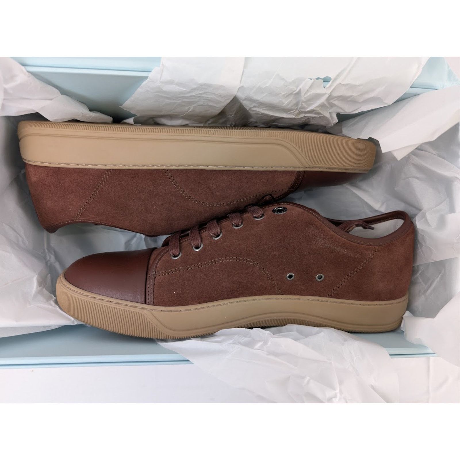 Lanvin o1rshd1 DBBI Sneakers in Mahogany Size US 8 / EU 41 - 22 Thumbnail