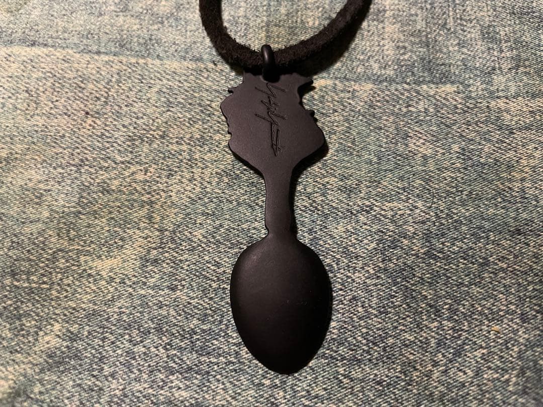 Yohji Yamamoto Yohji Yamamoto spoon leather code neckless Size ONE SIZE - 3 Thumbnail