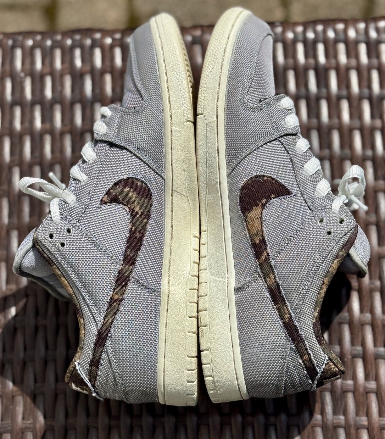 Nike Nike Dunk Low Pro SB 304292-054 Gray Digital Camo Size US 11 / EU 44 - 2 Thumbnail