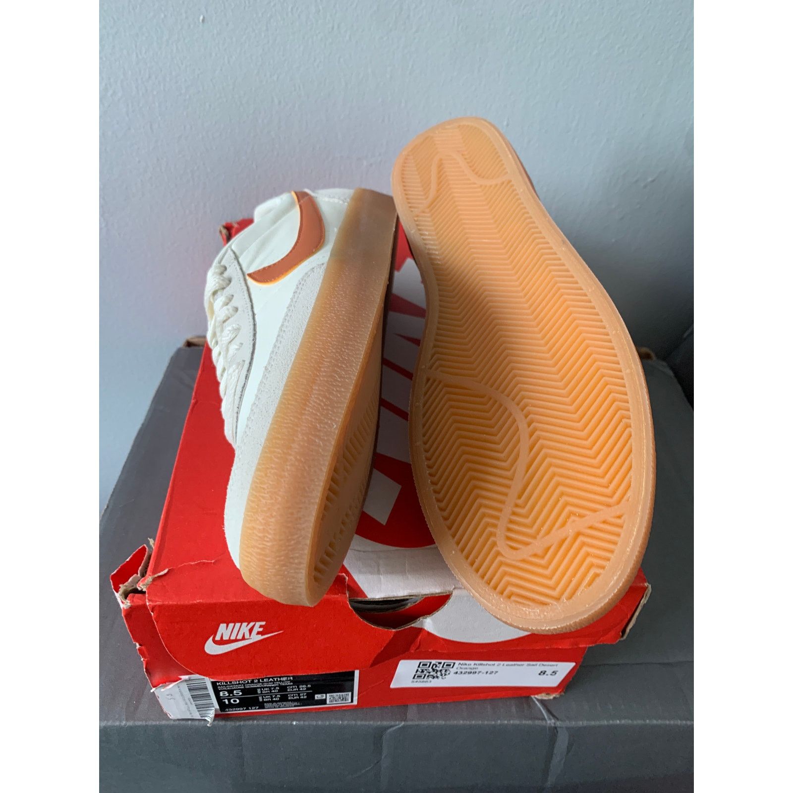 Nike Nike Killshot 2 Leather Sail Desert Orange Size 8.5 NEW Size US 8.5 / EU 41-42 - 6 Thumbnail