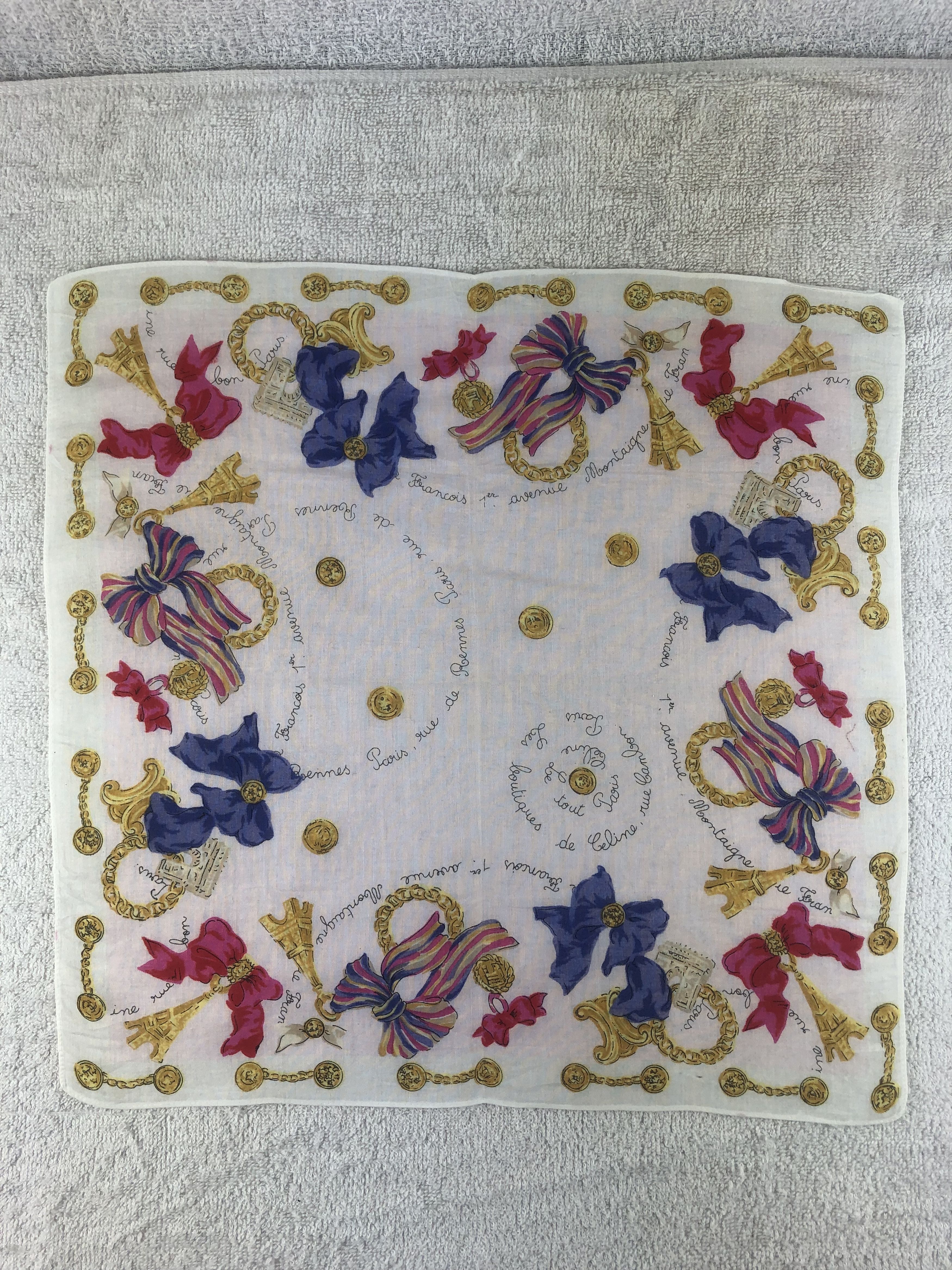 Celine Celine Handkerchief / Bandana / Neckerchief Size ONE SIZE - 3 Thumbnail