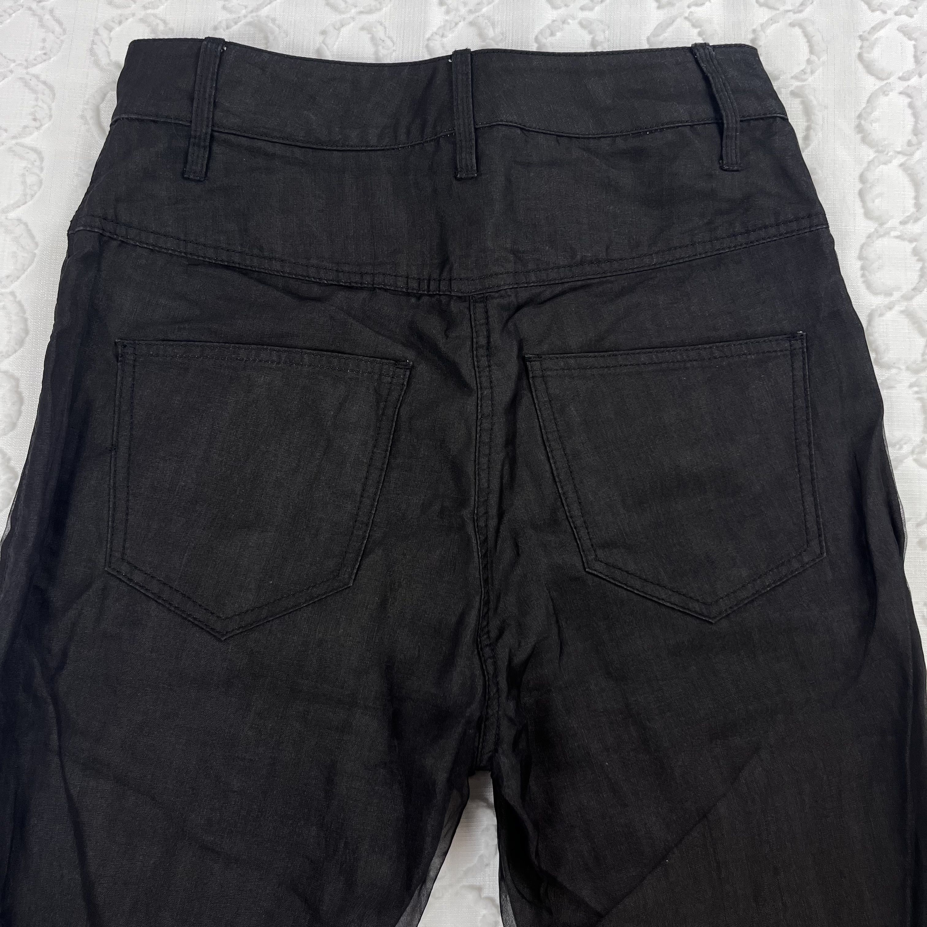 Chanel Chanel SS07 Runway Look 29 High-waisted Black Trousers Size 27" / US 4 / IT 40 - 5 Thumbnail