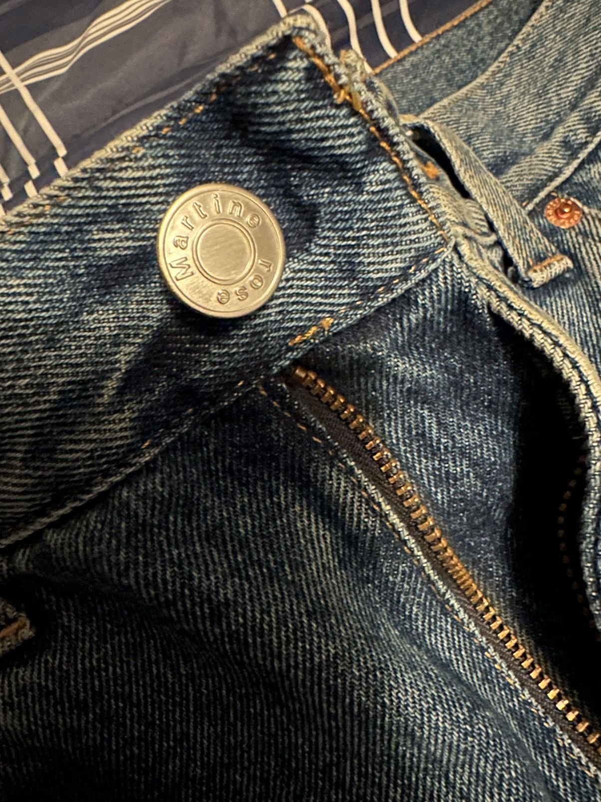 Martine Rose Martine Rose Blue Faded Jeans Size US 32 / EU 48 - 2 Thumbnail