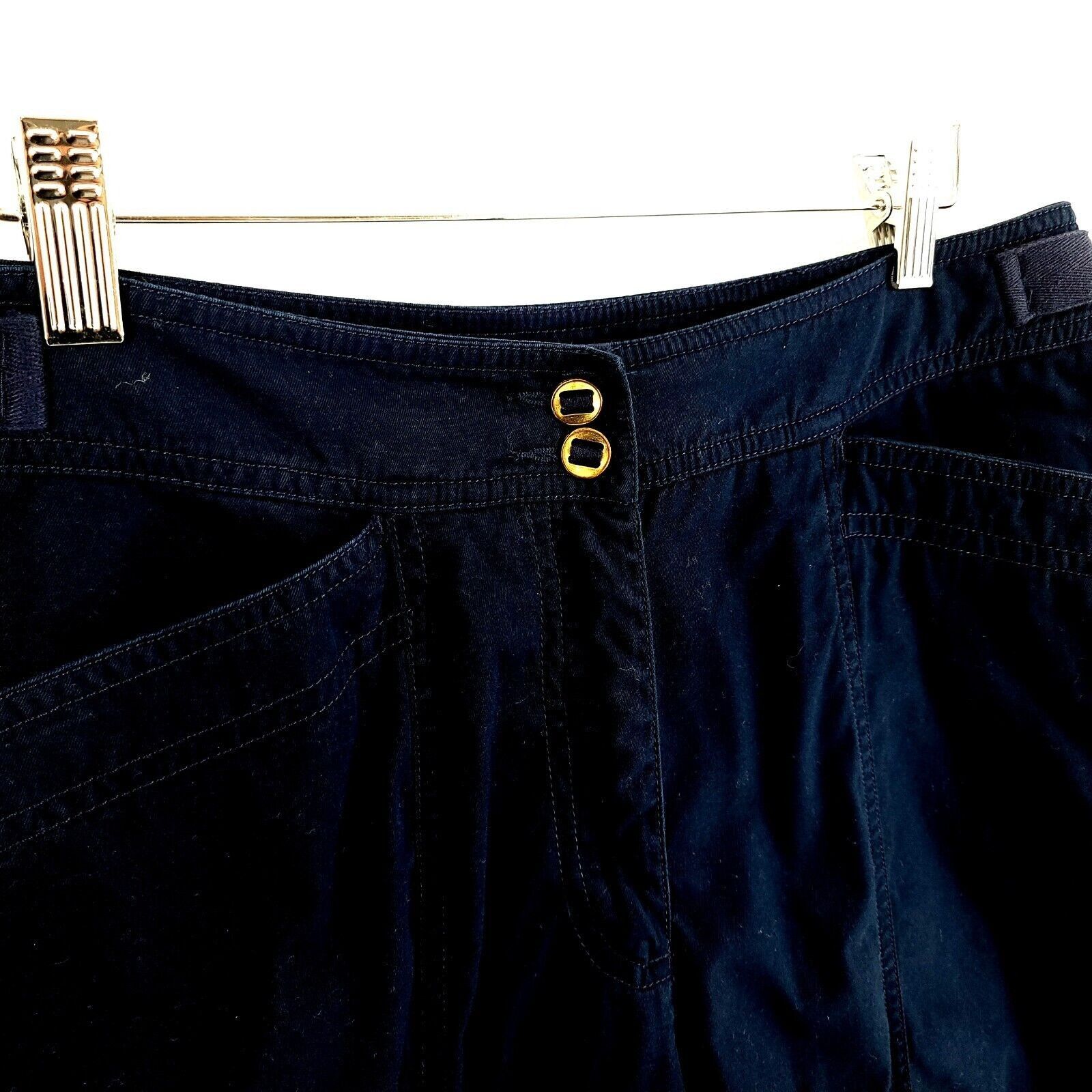 Jones New York Jones New York Signature Blue Side Synch Blue Cargo Pants Hi Size 34" / US 12 / IT 48 - 2 Thumbnail