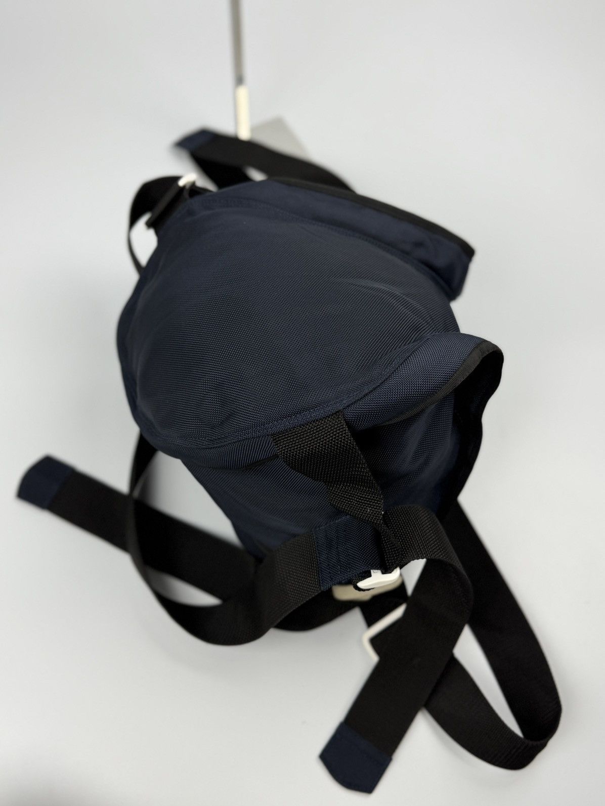 Comme des Garcons Comme des Garcons Assymetrical Navy Blue Nylon Bag Size ONE SIZE - 6 Thumbnail