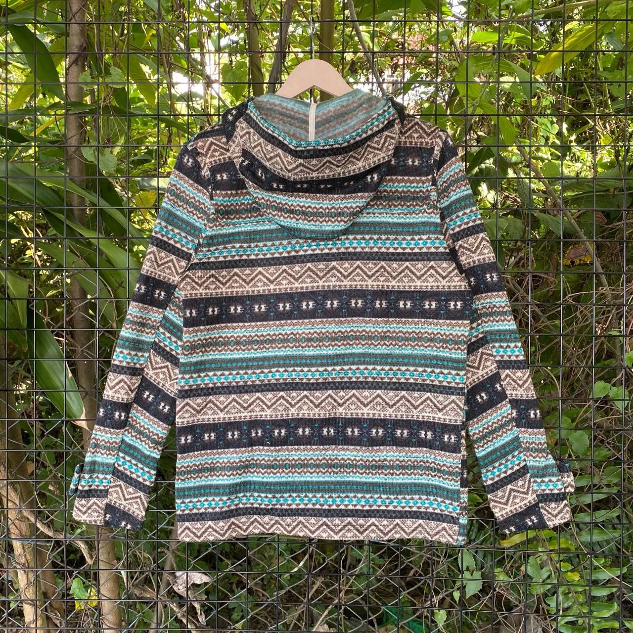 Japanese Brand × Vintage Vtg Japan Navajo Hoodies Duffle Jacket Size M / US 6-8 / IT 42-44 - 8 Thumbnail