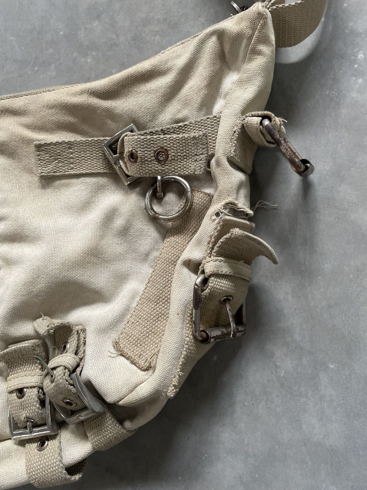 If Six Was Nine Sick Rare Military Multi Buckle Sling Bag Distressed Size ONE SIZE - 8 Thumbnail