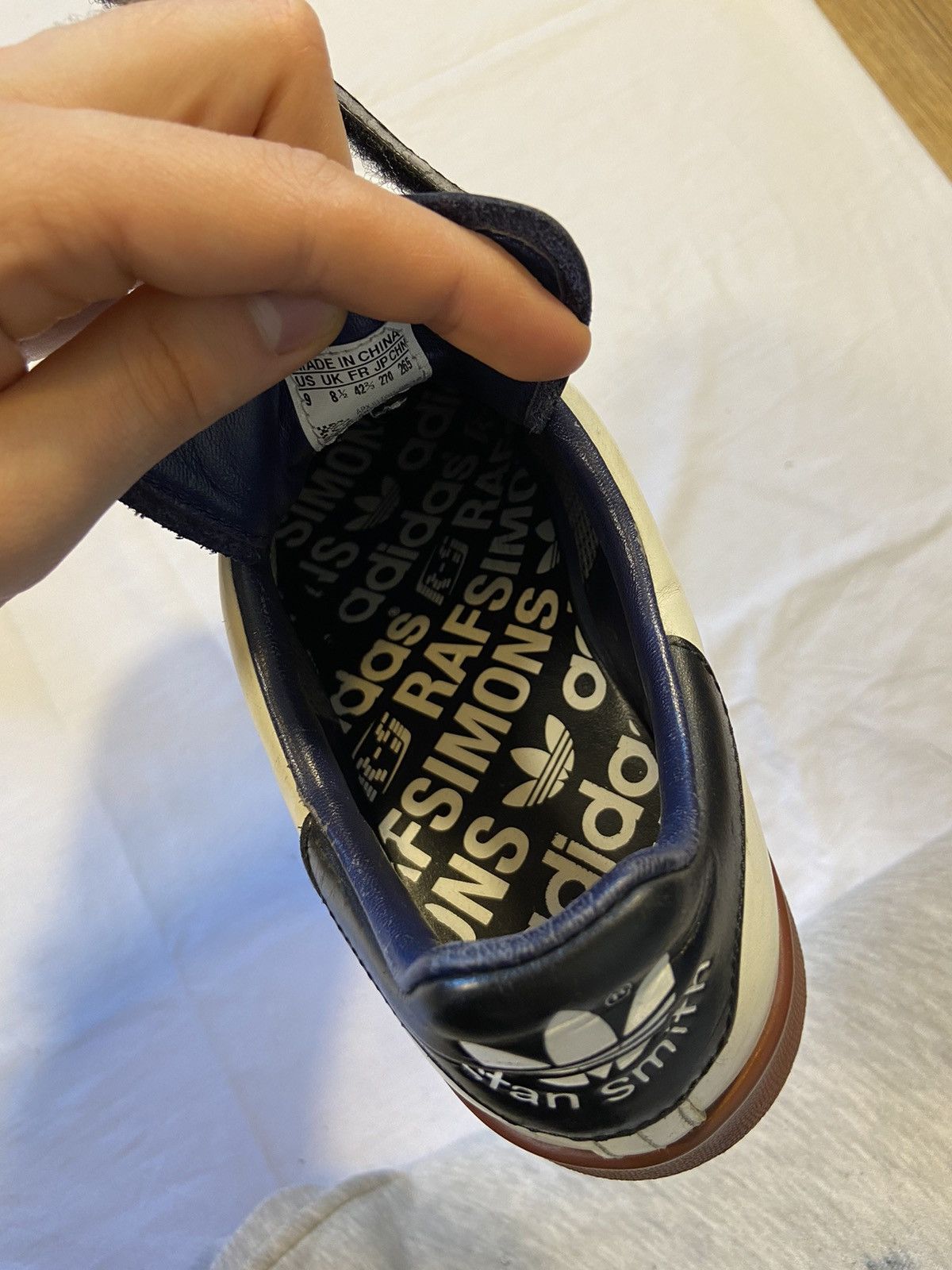Adidas × Raf Simons Stan Smith with velcro straps with navy black and Brown Size US 9 / EU 42 - 21 Thumbnail