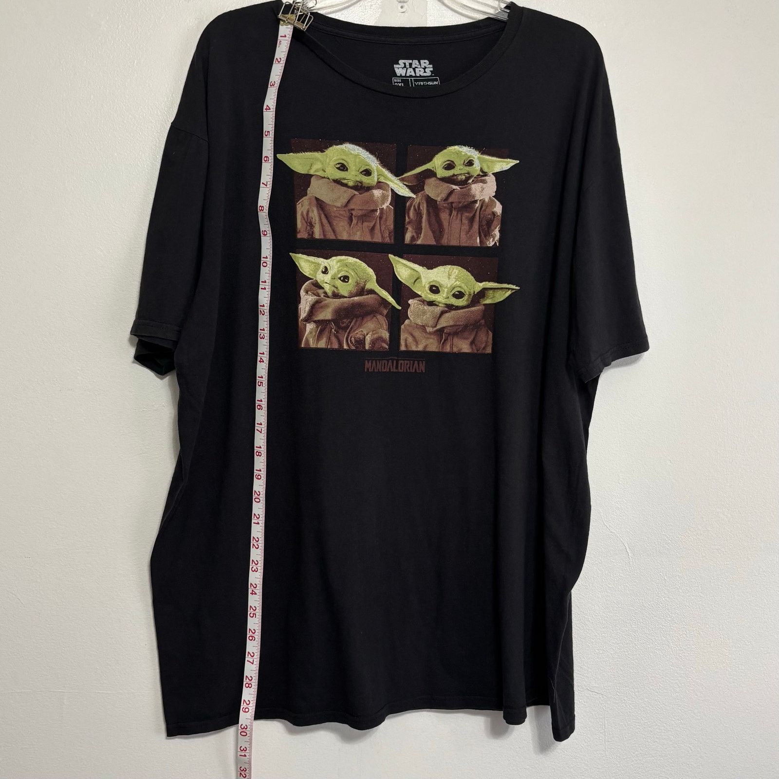 Star Wars Star Wars Grogu Mandalorian Black Graphic Tee Men’s 2XL Size US XXL / EU 58 / 5 - 4 Thumbnail