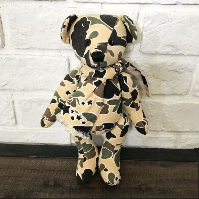 Bape BAPE STA CAMO Teddy Bear Plush Doll a bathing ape NIGO Size ONE SIZE - 6 Thumbnail
