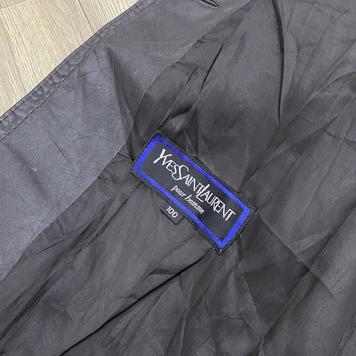 Yves Saint Laurent 90s Yves Saint Laurent Pour Homme Leather Hedi Slimane Coat Size US M / EU 48-50 / 2 - 10 Thumbnail
