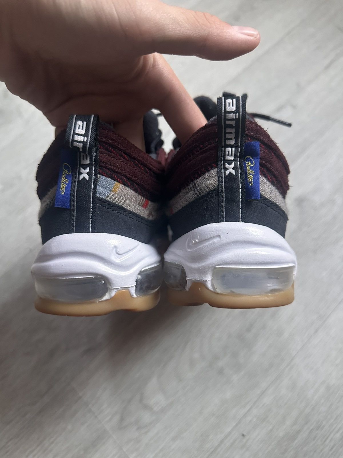 Nike Air Max 97 Pendleton ID By You Wool Shoes Size 43