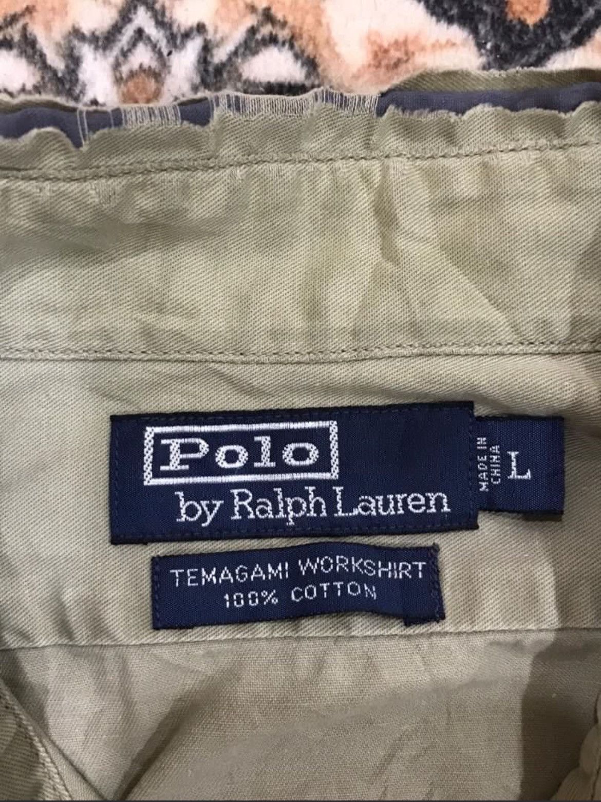 Polo Ralph Lauren × Ralph Lauren × Vintage Polo Ralph Lauren Temagami Distress Collar Works Size US L / EU 52-54 / 3 - 3 Thumbnail
