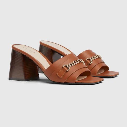 Gucci Gucci Logo Signoria Slide Sandals SIZE 37 Size ONE SIZE - 1 Thumbnail