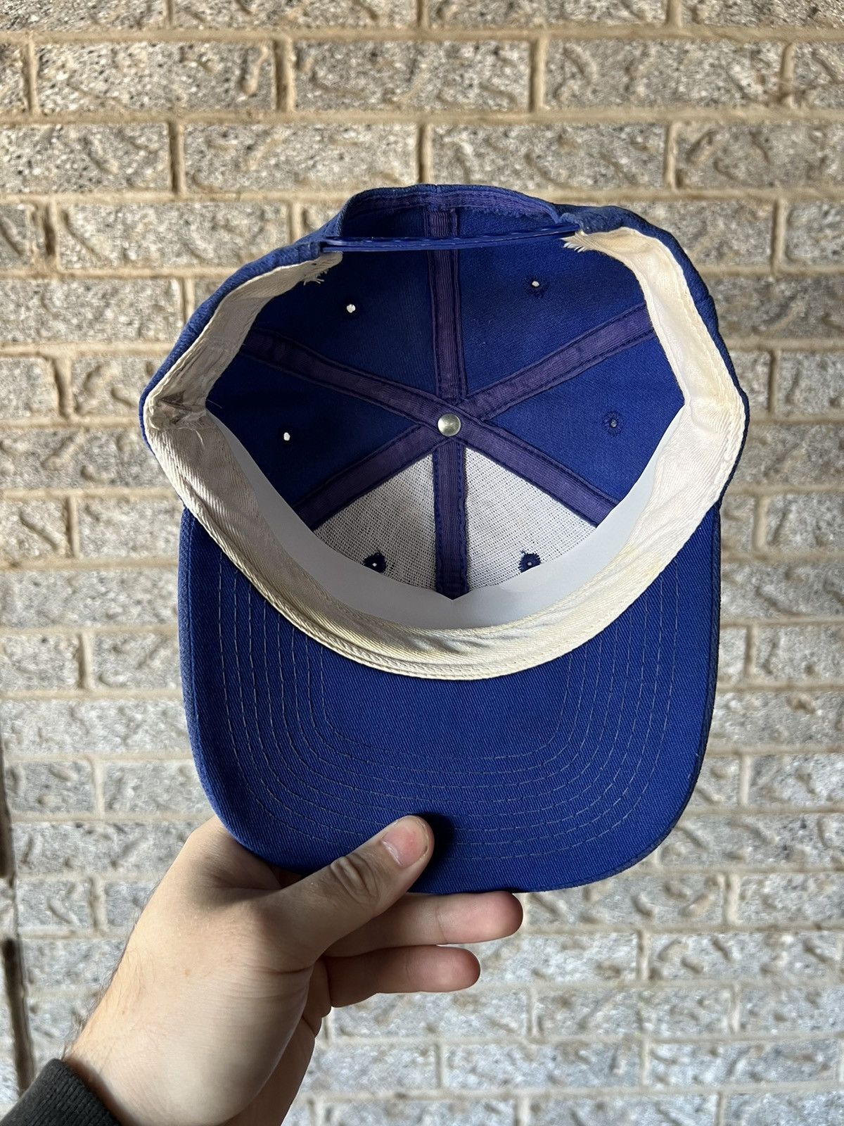 Sports Specialties × Vintage Vintage 90’s SMU Mustangs NCAA SnapBack Hat Size ONE SIZE - 2 Thumbnail