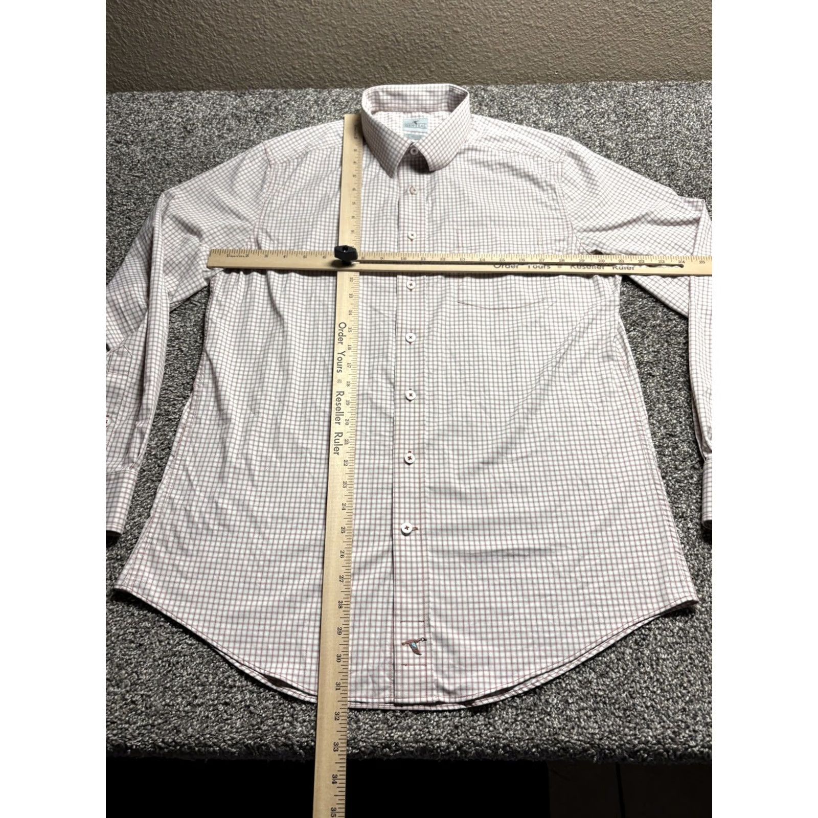 Vintage Genteal Performance Shirt Mens M Red Check Long Sleeve Button-Down Stretch Softouch Shirt Size US M / EU 48-50 / 2 - 4 Thumbnail