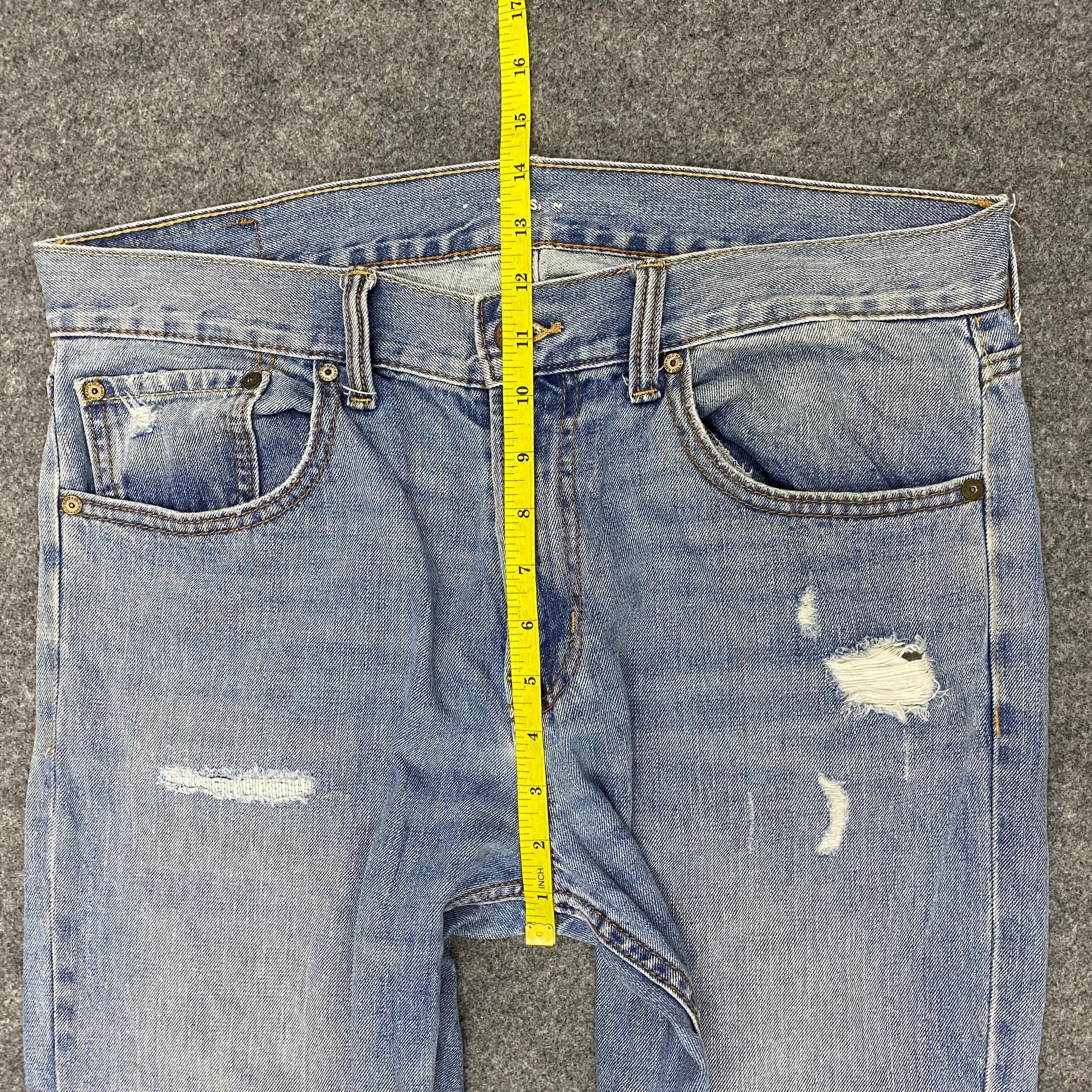 If Six Was Nine 💥Best Offer💥Old Navy Japanese Brand Patchwork Denim Size US 34 / EU 50 - 6 Thumbnail