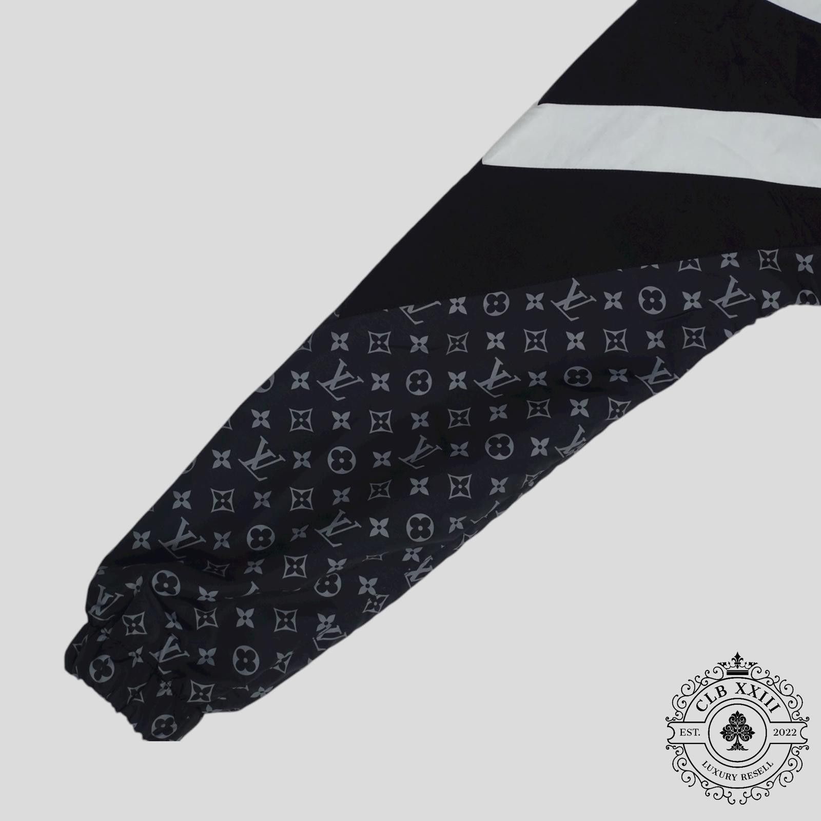 Louis Vuitton Louis Vuitton Monogram Nylon Printed Track Top in Black Size US L / EU 52-54 / 3 - 2 Thumbnail