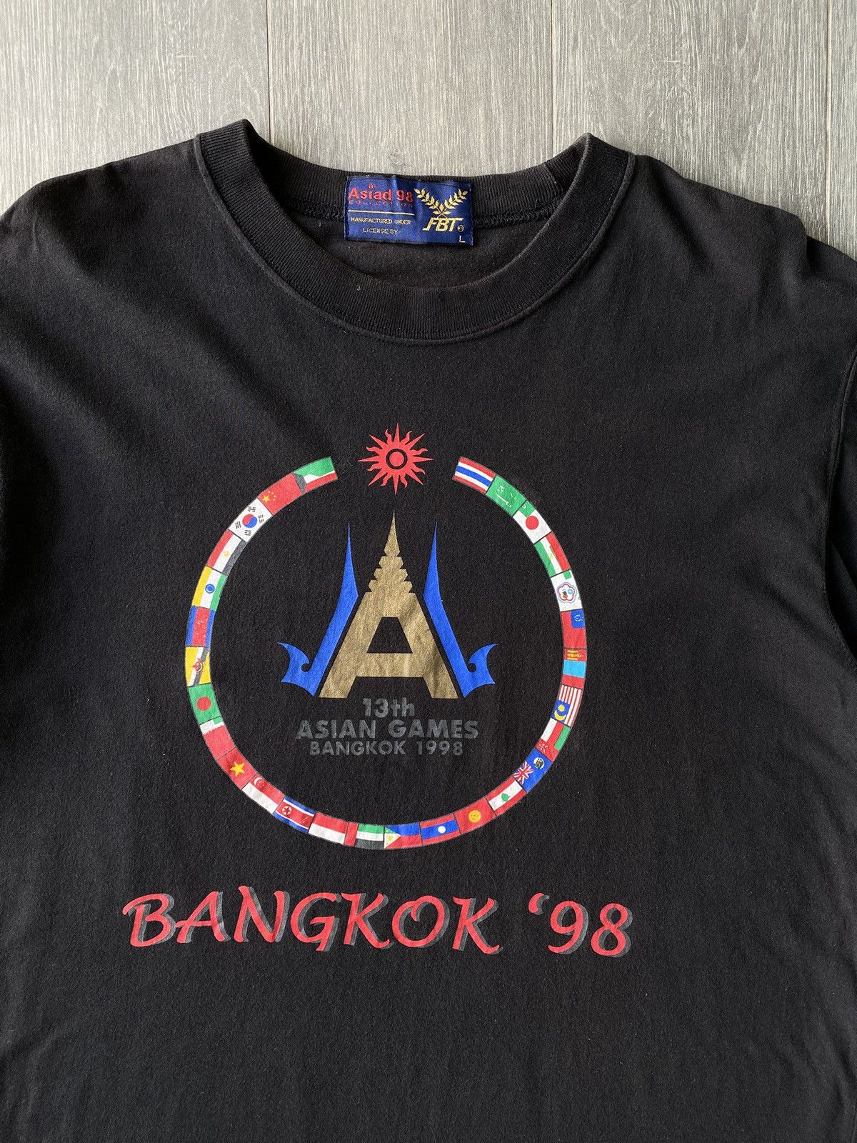USA Olympics × Vintage Vintage Bangkok Asian Games 1998 Promo Shirt Size US L / EU 52-54 / 3 - 3 Thumbnail