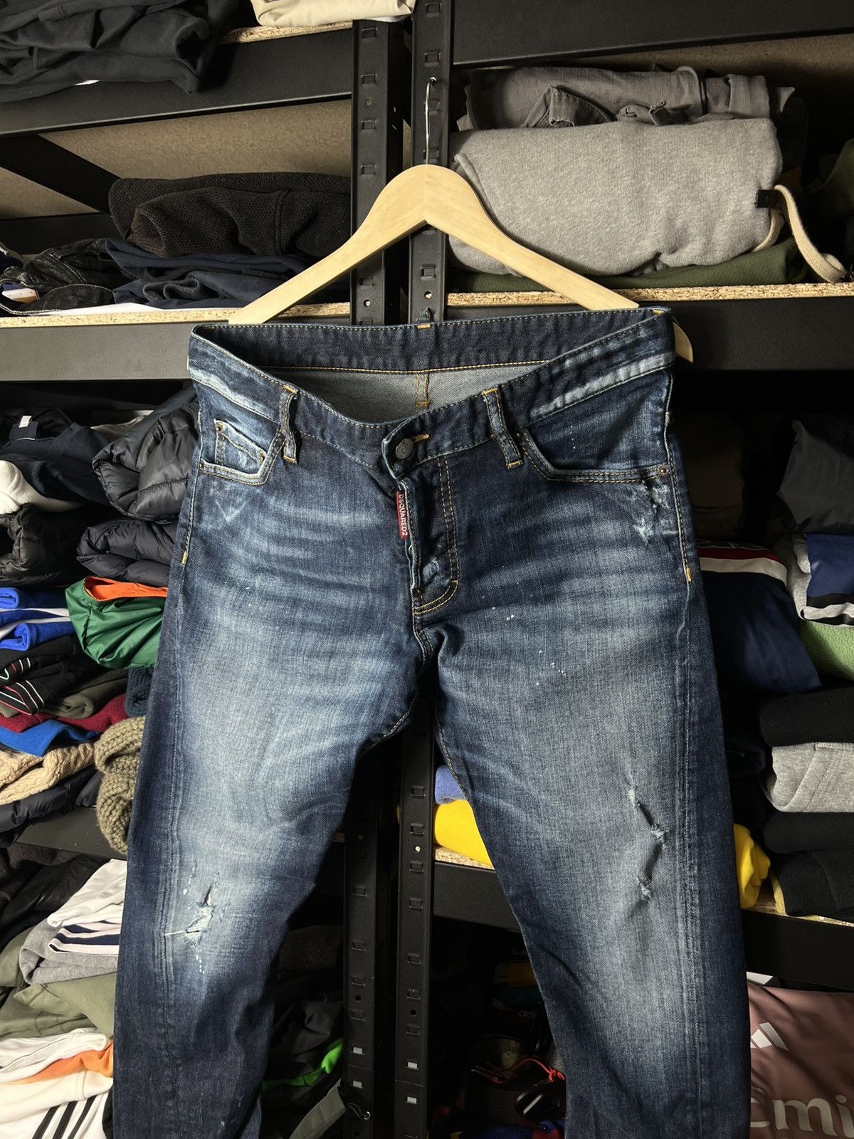 Dsquared2 Dsquared2 Sexy Twist Jeans Distressed Denim Y2K Italy Size US 32 / EU 48 - 4 Thumbnail