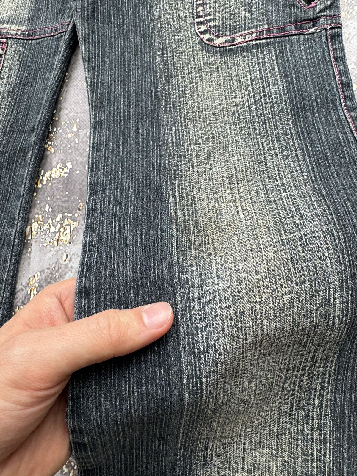 Vintage Vintage Cargo Flared Worn Jeans Size 26" / US 2 / IT 38 - 6 Thumbnail