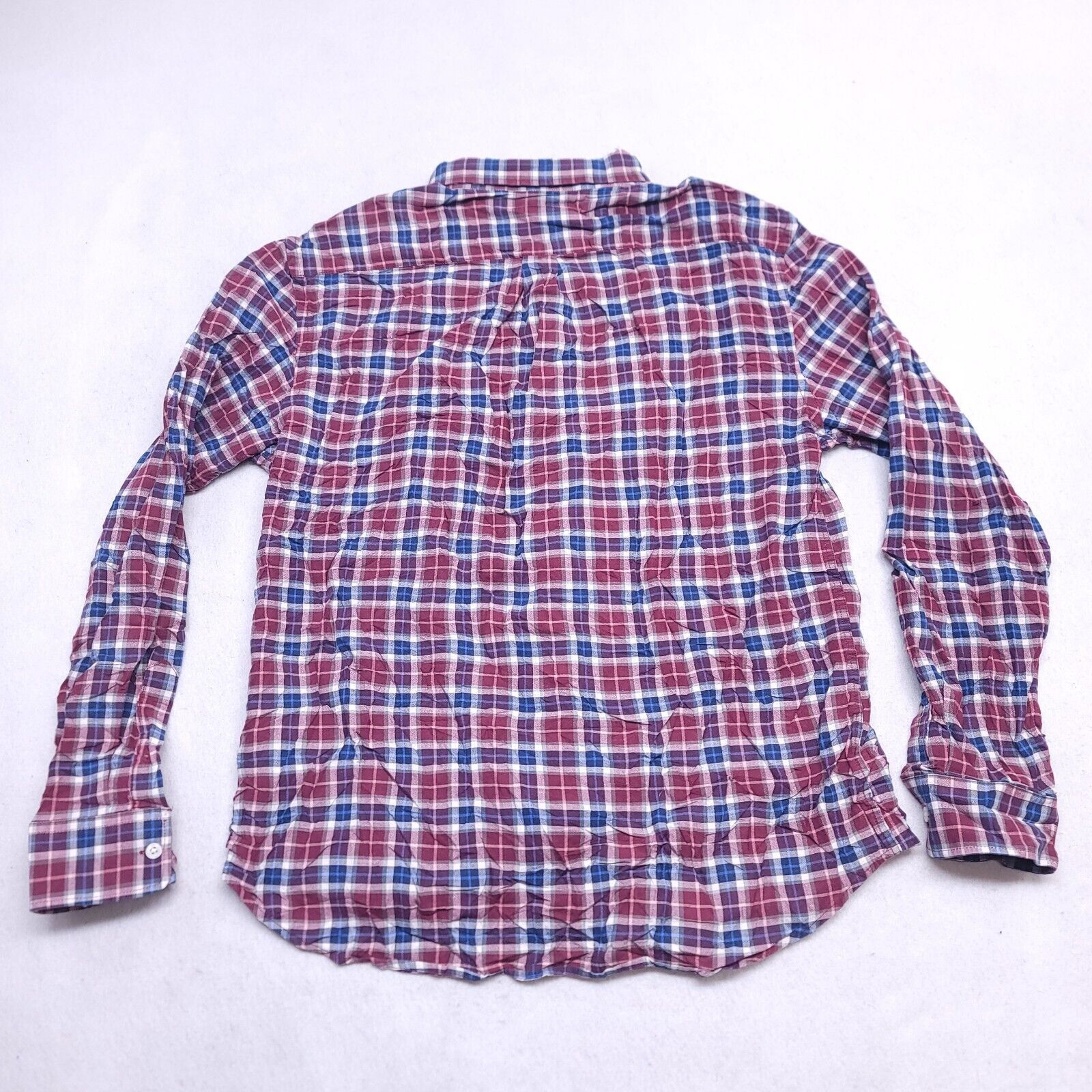 Old Navy Old Navy Tartan Flannel Button Up Shirt Mens Size L Red Blue Size US L / EU 52-54 / 3 - 10 Thumbnail