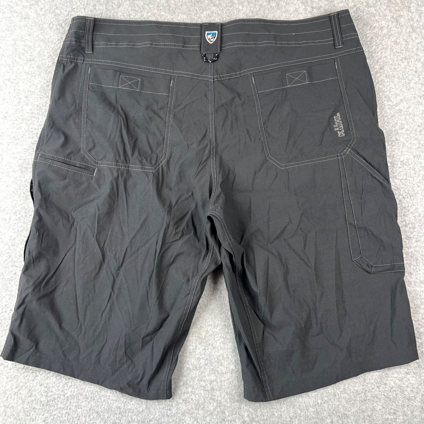 Vintage Kuhl Renegade Shorts Cargo Stretch Hiking 40x13 Mens Grey Fishing Outdoors Mens Regular 40 Gray Cargo Pocket Quick Dry Lightweight Stretch Breathable Size US 40 / EU 56 - 2 Thumbnail