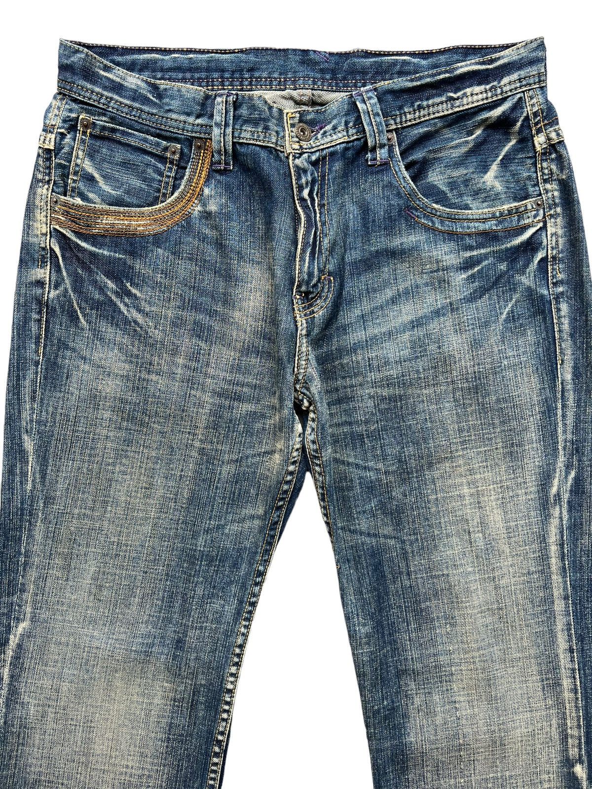 Takeo Kikuchi Takeo Kikuchi Boro Style Japanese Brand Denim Jeans 34x31 Size US 34 / EU 50 - 4 Thumbnail