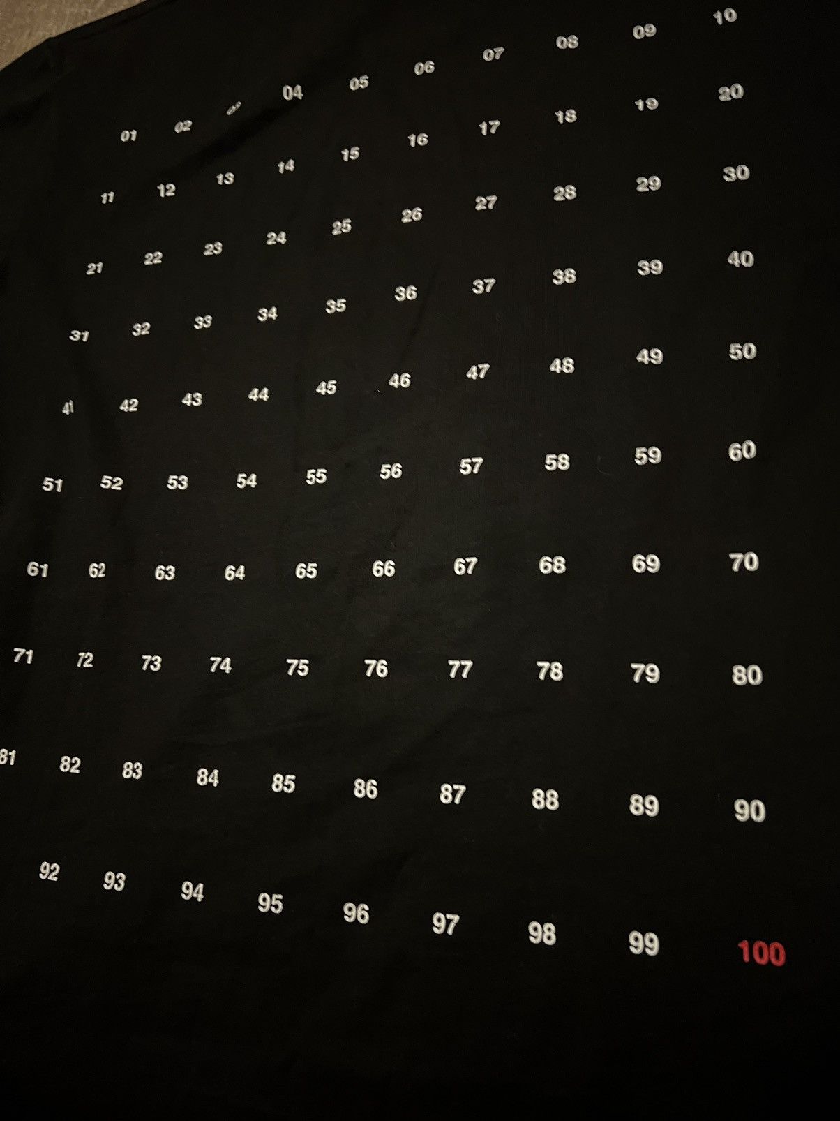 100 Thieves 100 Thieves Numbers Collection Shirt Size Large Size US L / EU 52-54 / 3 - 2 Thumbnail