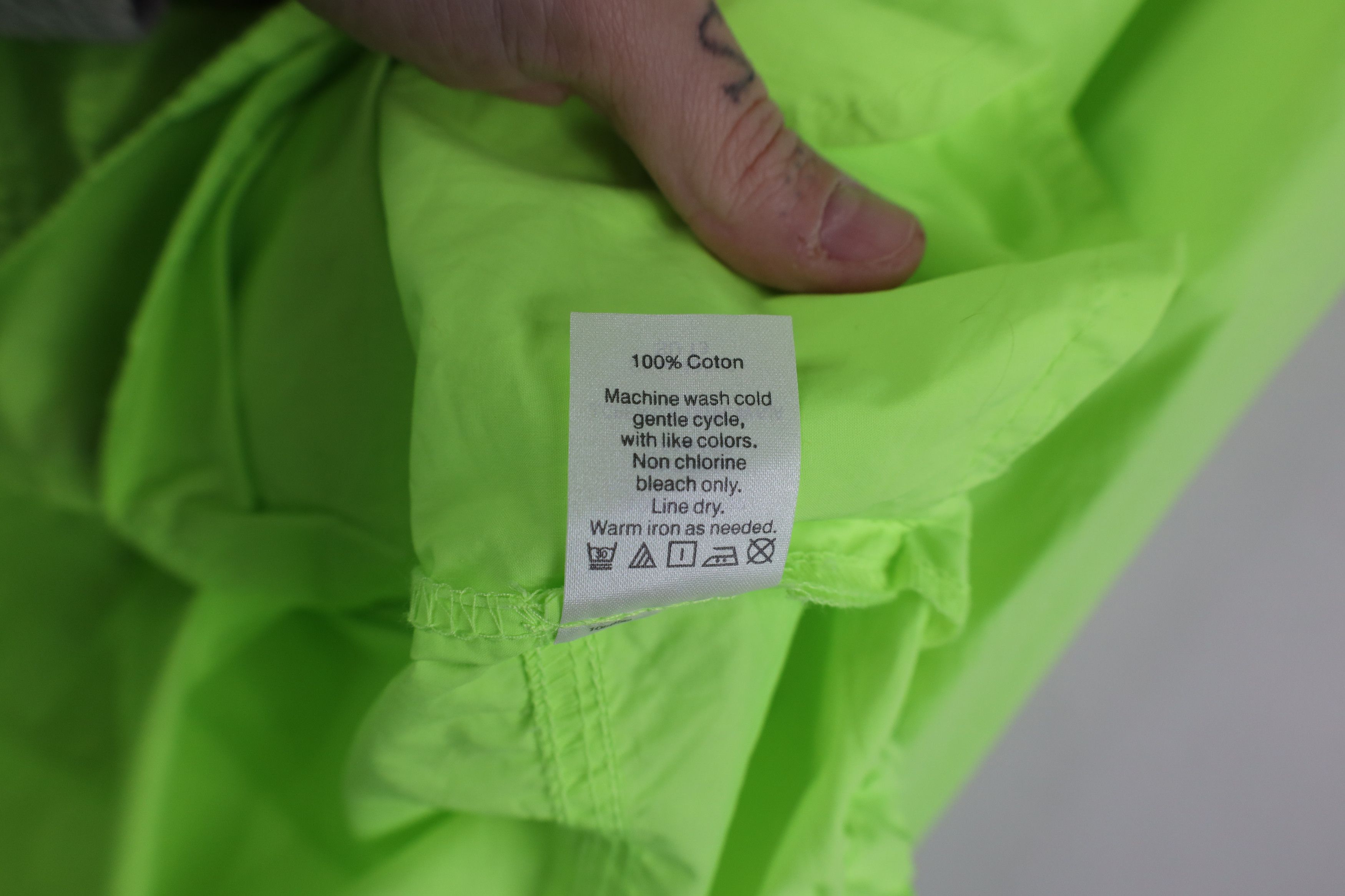 J.Crew Vintage Y2K J Crew Half Zip Hooded Anorak Jacket Lime Green Size L / US 10 / IT 46 - 11 Thumbnail