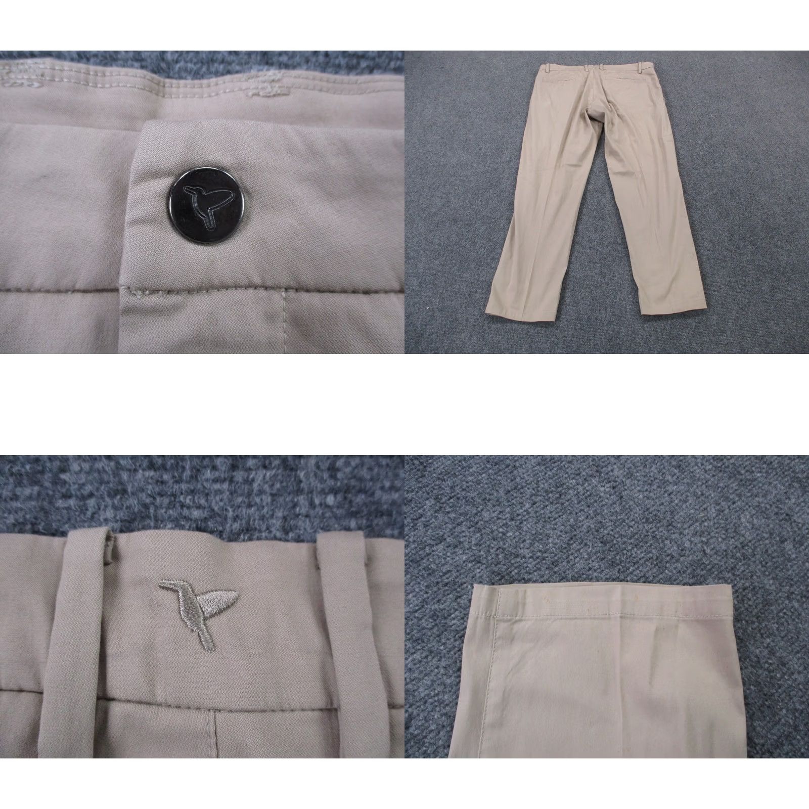 Vintage Bird Dog Pants Mens 36 X 30 Beige Chino Stretch Khaki Golf Classic Business Size US 36 / EU 52 - 8 Thumbnail