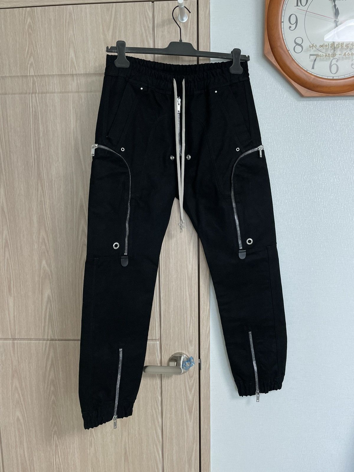 Rick Owens Rick Owens FW23 Moleskin Bauhaus Cargo Jogger pants 48 Size US 32 / EU 48 - 16 Thumbnail